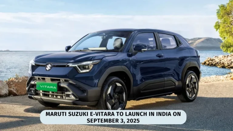Maruti Suzuki e‑Vitara to Launch in India on September 3, 2025