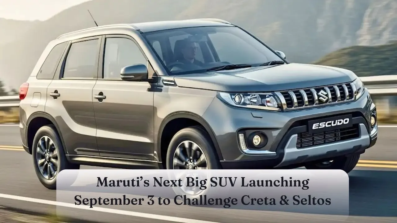 Maruti’s Next Big SUV Launching September 3 to Challenge Creta & Seltos