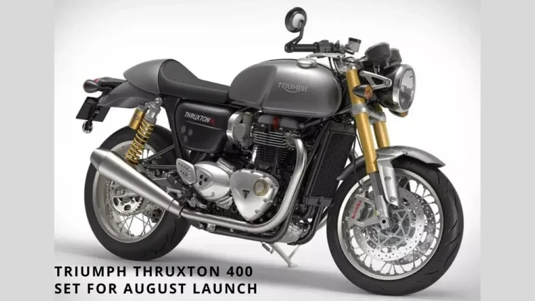 Triumph Thruxton 400 Set for August Launch