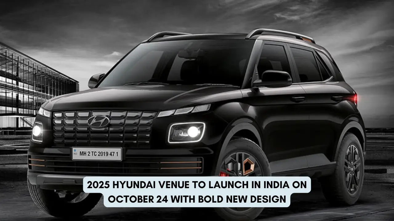 2025 Hyundai Venue to Launch in India on October with Bold New Design