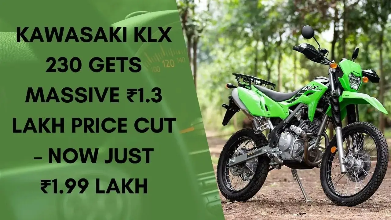Kawasaki KLX 230 Gets Massive ₹1.3 Lakh Price Cut – Now Just ₹1.99 Lakh