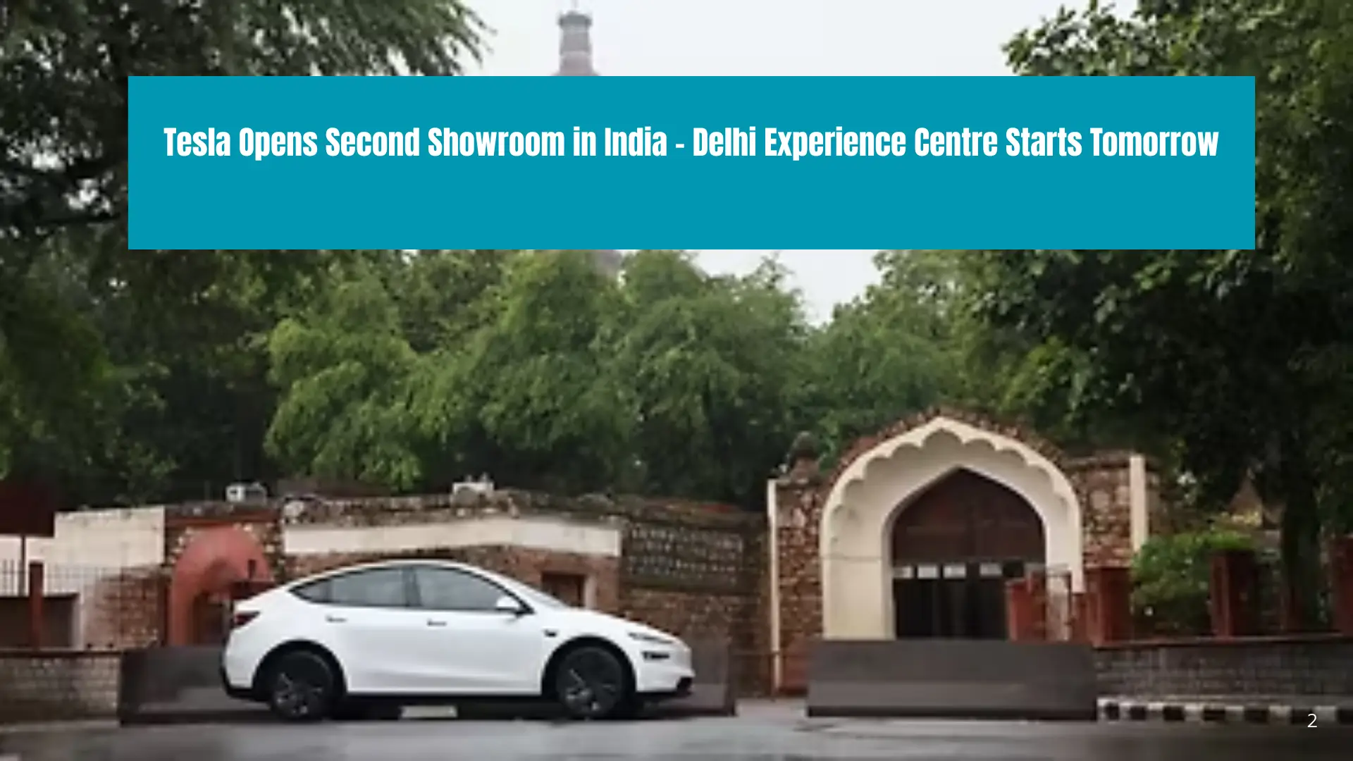 Tesla Opens Second Showroom in India – Delhi Aerocity Launch Tomorrow