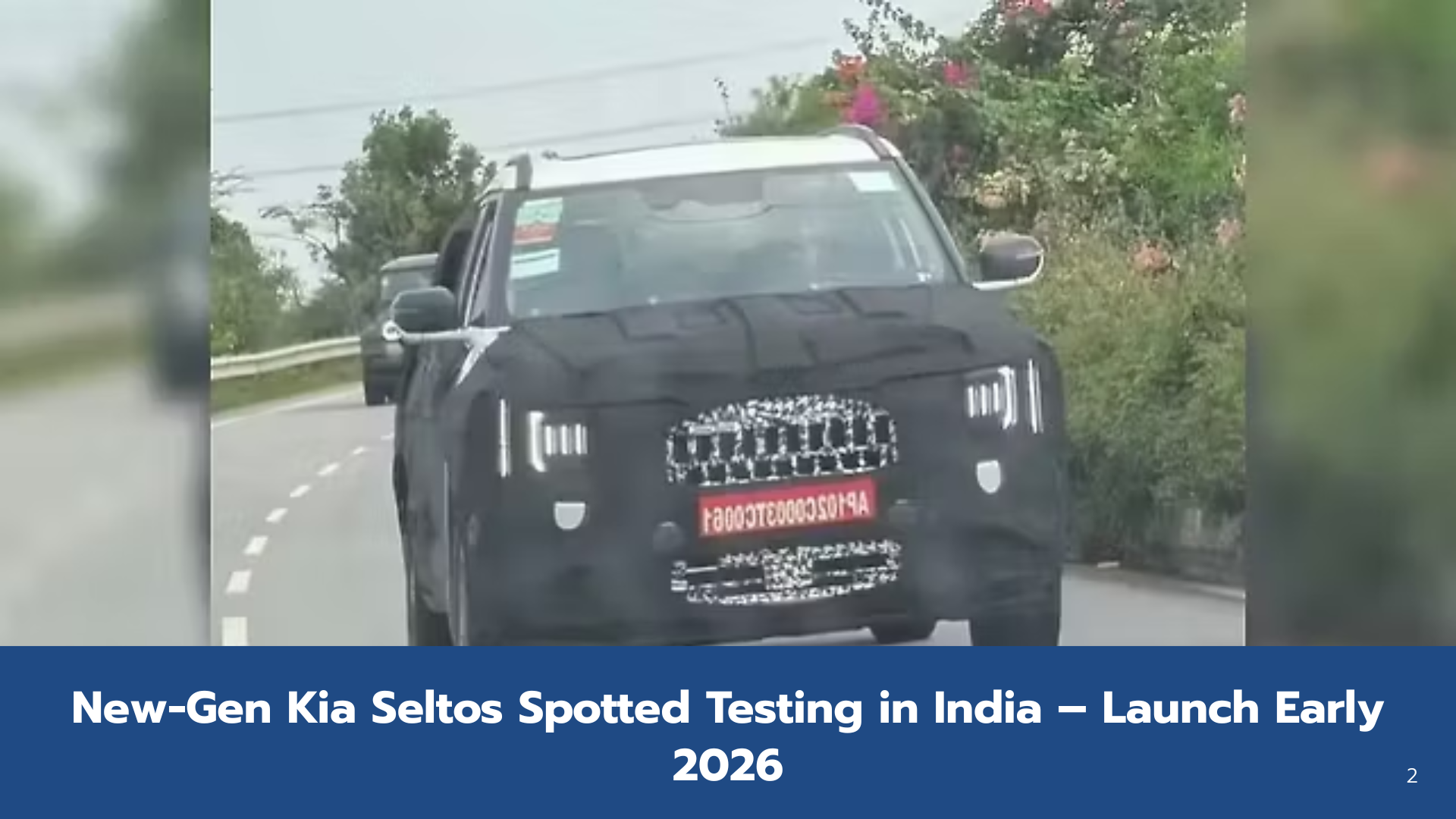 New-Gen Kia Seltos Spotted Testing in India – Launch Early 2026