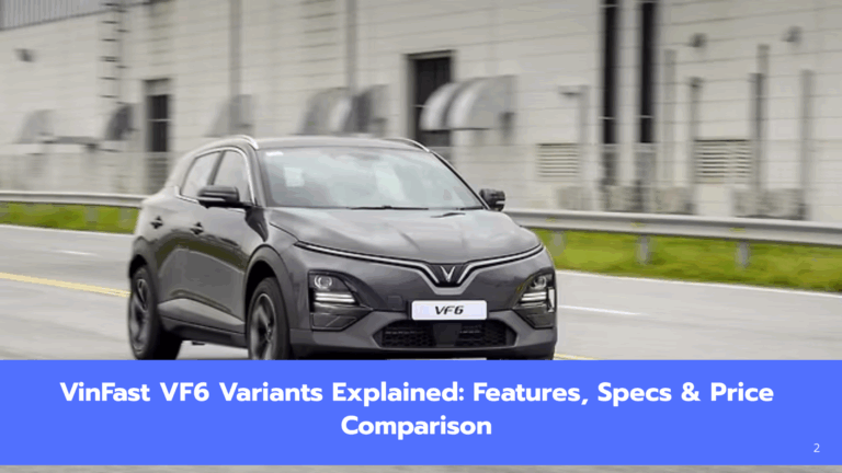 VinFast VF6 All Variants Detailed – Which One Should You Buy?