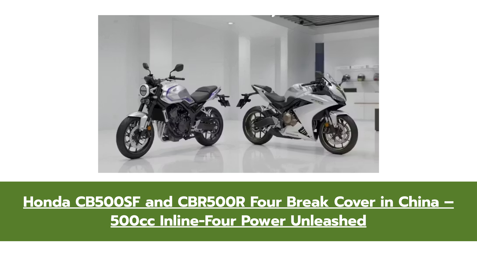 New Honda CB500SF & CBR500R Four Revealed – Inspired by CB400SF, Packed with Modern Tech