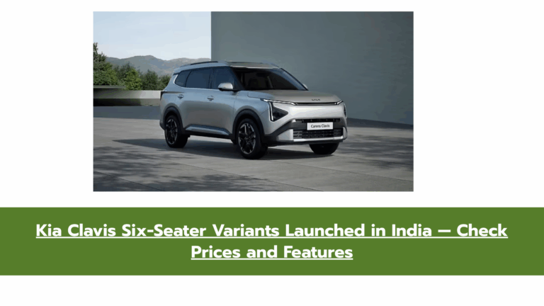 Kia Clavis Updated With New Features and Seating Options — Full Price List