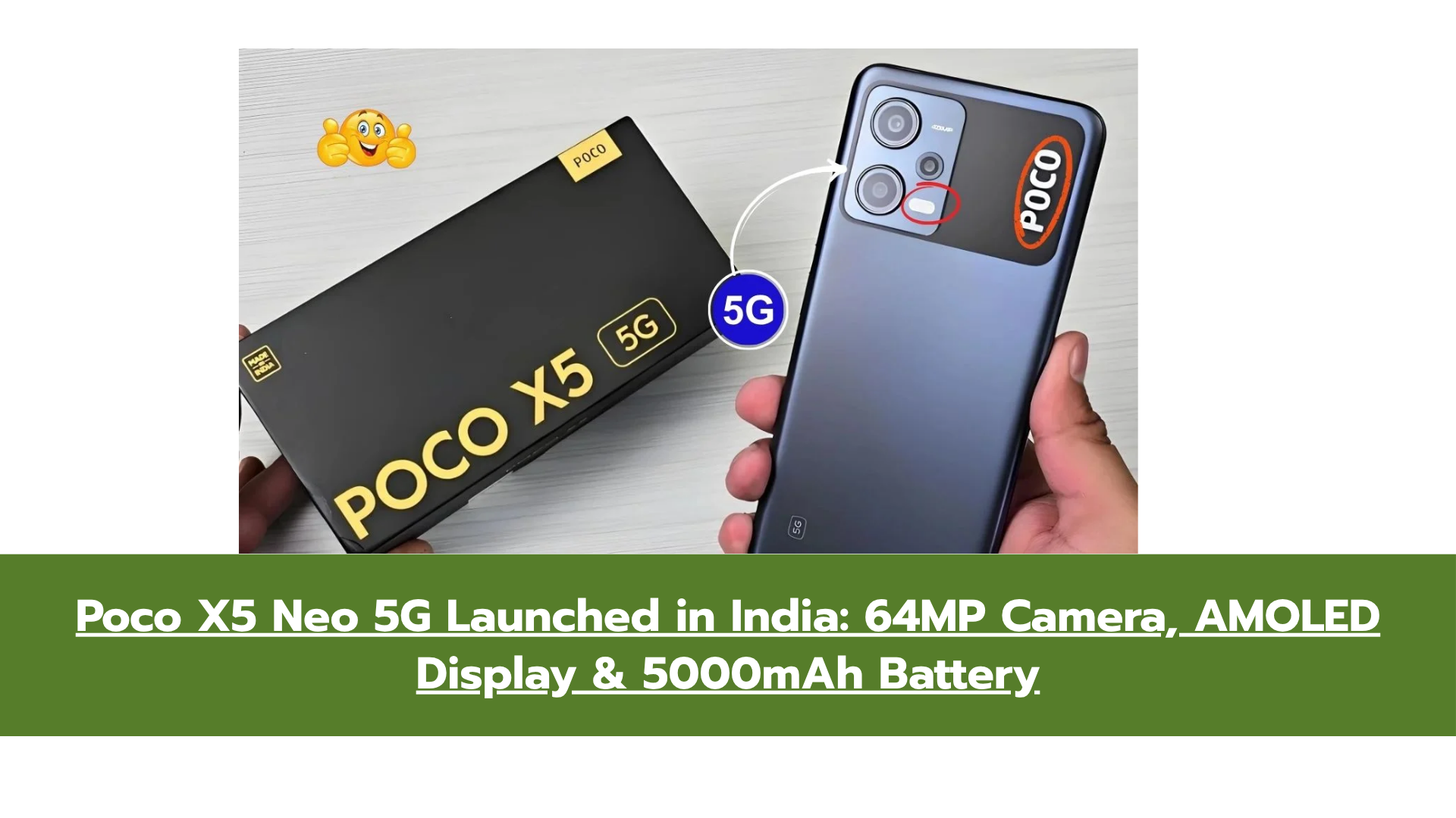 Poco X5 Neo 5G: Best Mid-Range 5G Phone with 64MP Camera, Smooth Display & Long Battery Life